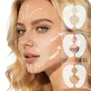 Patch de Levantamento Facial em V Transfronteiriço, Patch Semi-Transparente para o Queixo, Patch Facial Firmador de Pele, Patch Descartável para Cantos da Boca e Sulcos Nasogenianos
