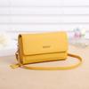 Bolso para teléfono móvil con pantalla táctil Lonny para mujer, pequeño bandolera, bolso pequeño, moda, bolsillo para llaves y monedas, horizontal