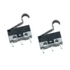 Interruptor de microinterruptor KW-10 mango curvo de arco/pin recto/interruptor de rango de tacto ligero de respuesta sensible duradero