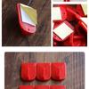 Accesorios decorativos para fiestas, gancho pequeño de plástico rojo, gancho adhesivo para decoración de vestidos, artículos de primera necesidad diarios, resistentes a la carga.