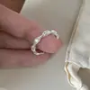 Anillo de lujo ligero, nicho, estrella de alta gama, perla y circonita cúbica para mujer, exquisito y moderno, anillo abierto ajustable