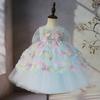 Vestido de Princesa Nuevo de Cumpleaños de Verano Vestido para Niñas Vestido de Dama de Honor Dulce Vestido de Gasa Vestido de Princesa