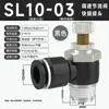 Cilindro Neumático Conector Rápido de Cánula Válvula de Flujo Ajustable Sl4-M5/6-01/8-02/10-03/1 Metabo
