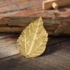 Flor de Hoja de Metal DIY Accesorio para el Cabello de Novia Pendiente de Estilo Antiguo Colgante Flor de Hierro Electrochapada Adorno para el Cabello Estilo Nacional