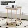 Mesa Lateral de Sofá, Mesa de Centro Móvel, Mini Mesa para Varanda de Quarto, Rack de Armazenamento de Cabeceira, Apartamento Pequeno Moderno Minimalista