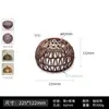 Lámpara Colgante Vintage de Comedor con Pantalla de Cuerda de Cáñamo y Estructura de Hierro, Lámpara de Techo/Pared de Repuesto de Alambre de Hierro con Forma de Jaula de Pájaros Creativa, para Casa de Huéspedes, Tienda de Té con Leche, Candelabro