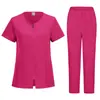 Personalização de Roupas Médicas Leve Sensação Fresca Bordado Plástico ID Cirurgia Plástica Pincel Mão Roupa Uniforme de Enfermeira Pequeno Lote Lavar à Mão Roupas