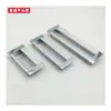 Manija de ocultación manija de cajón manija empotrada de aluminio espacial moderno cierre de aleación de aluminio empotrado para puerta corredera promoción
