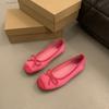 Zapatos Planos Elegantes Zapatos de Noche Plateado Francés Nuevos Zapatos Planos Chinoserie Zapatos de Gorro para Mujer Nuevos Zapatos de Ballet de Suela Blanda de Primavera y Verano