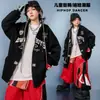 Ropa de Street Dance para Niños Estilo Hip Hop Conjunto con Estampado de Letras Ropa de Otoño Hip Hop para Actuación Moda Infantil Ropa de Moda