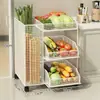 Estante de Almacenamiento de Verduras para Piso de Casa Cocina Cesta de Almacenamiento de Cebolleta Jengibre Ajo Balcón Pasillo Cesta de Almacenamiento de Frutas y Verduras Camote
