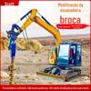 Escavadeira para broca de perfuração de estufa Escavação de poço Estacas Engenharia Perfuração de furos Broca espiral