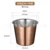 Balde de Gelo Criativo de Aço Inoxidável para Bares, Ktvs, Saquê, Cerveja, Hotel, Popular Online, Balde de Cubos de Gelo para Uso Doméstico, Balde de Lanches