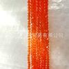 Cuentas de diamante de cristal, cuentas sueltas de vidrio, huecas, de dos puntas, accesorios para el cabello hechos a mano, material para decoración de joyas.