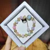 Libro Caperucita Roja Mismo Estilo Estudiante Pulsera de Glaseado de Palomitas de Maíz Hecha a Mano con Cuentas Dibujos Animados Cristal Pulsera Infantil Venta al por Mayor Cajas de Regalo