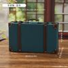 Estilo Europeo Nostálgico Retro Almacenamiento de Equipaje Portátil Almacenamiento Organizar Caja de Madera Maleta Equipaje Accesorios para Fotografía de Bodas