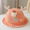 Gorro de bebé primavera y otoño verano estilo coreano para niños lindo súper lindo gorro de pescador para niños y niñas gorro de lavabo fino de moda