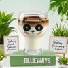 Fabricante em estoque animal cerveja artesanal copo chá de leite sorvete Raposa Coroa urso tigre Panda mojito Copo