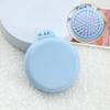 Pente Portátil Colorido Fofo com Almofada de Ar, Mini Pente Dobrável com Airbag, Pente com Espelho para Uso Doméstico Feminino, Pente Massageador Integrado