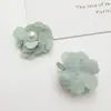 Horquilla de Flor de Perla de Tela Hecha a Mano Multicolor Accesorios para el Cabello Ropa Decoración de Uñas Aretes Accesorios de Flor para Zapatos Semi-Terminados