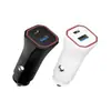Fabricantes de origen cabezal de carga para coche carga súper rápida mini USB cargador cuadrado para coche transfronterizo cargador para coche de moda