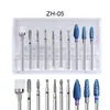 Juego de cabezales de fresado de aleación de acero de tungsteno para manicura transfronteriza, máquina de fresado, cabezal de fresado, cepillo, herramienta exfoliante y pulidora, venta al por mayor