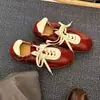 Nuevas zapatillas cómodas de suela blanda para aumentar la altura para mujer 2026, zapatillas de entrenamiento alemanas retro antideslizantes de bloques de color, zapatillas Forrest Gump para mujer