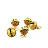 Accesorios para Joyería DIY Aleación de Esmalte Oro Mate Colgante de Campana Estilo Chino Llavero de Campana Colgante de Campana para Mascotas