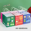 Bolsa de Regalo con Palabra Motivacional Estilo Nacional de Moda Bolsa de Papel Linda para Empaque Premio de Papelería para Estudiantes Bolso de Mano de Regalo Acompañante