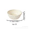 Mini cesta de bambú hecha a mano para snacks, sushi, sashimi, comida, plato creativo, utensilios con cesta de verduras, cesta de snacks, cesta de bambú