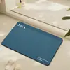 Alfombra de piso de baño absorbente de color sólido de lodo de diatomeas, simple y minimalista, felpudo de color sólido antideslizante y resistente a la suciedad para baño