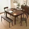 Mesa de jantar de madeira maciça, mesa de jantar telescópica simples, mesa de jantar dobrável, adequada para casa e apartamentos pequenos, mesa e cadeira de jantar de uso duplo quadrado e redondo, mesa redonda