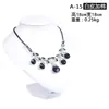 Soporte de exhibición de terciopelo para collares con vista al mar, maniquí de cuello para joyería, soporte para colgantes, mostrador de cuello de maniquí, accesorios de exhibición de joyería