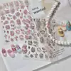 Tomoni&Não Perca Adesivos Finos e Resistentes para Manicure, Populares Adesivos Europeus e Americanos Sexy para Unhas, Material de Joia Cruzada com Estampa de Leopardo