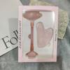 Masajeador Fengfan Jade Rodante para Ojos, Cuello y Frente Belleza Gua Sha con Púas Set de 3 Piezas Palo de Masaje Meridian