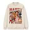 Fútbol Transfronterizo Harry Kane Harry Kane Camiseta de Manga Corta Estampada Sudadera con Capucha de Cuello Redondo Pesada