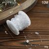Hong Kong Heng cadena de cuentas redondas de perlas transparentes de colores cadena de cuentas adornos DIY para árbol de Navidad colgante de decoración para bodas de Navidad