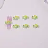 Lazo colorido dulces accesorios para arte de uñas resina lindos pequeños accesorios tridimensionales aretes DIY pinzas para el cabello decoraciones de uñas