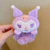 Súper linda banda de pelo de peluche de perro Yugui para otoño e invierno, banda de goma para el pelo para niña pequeña, tocado para niños, accesorios para el cabello de bebé