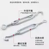 Tensor de cable de acero galvanizado de cuerpo abierto tipo Oc para muros cortina y invernaderos, tensor ajustable de rosca, al por mayor en stock