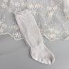 Calcetines de verano para bebé, finos, hasta la rodilla, con puntos antideslizantes, de tubo medio largo, con agujeros de malla, calcetines anti-mosquitos para bebé, 0-2 años
