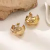 Pendientes Geométricos Tridimensionales de Acero Fundido Transfronterizos, Modernos, Sencillos, Personalizados, Elegantes Pendientes, Joyería de Moda al por Mayor