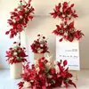 Arreglos Florales Terminados para Decoraciones de Boda, Flores Artificiales Recomendadas por Xiaohongshu para Celebraciones de Primer Cumpleaños, Banquetes de Compromiso y Decoración de Habitaciones de Boda