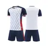 Conjunto de uniforme de fútbol para adultos y niños, uniforme de entrenamiento transpirable de secado rápido para equipo de hombres y mujeres, camiseta de competición con estampado personalizado