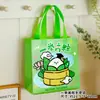 Bolsa de tote linda para el Festival del Bote del Dragón, bolsa de regalo de tela no tejida de alta estética, bolsa de embalaje de recuerdo de zongzi de dibujos animados de alta gama