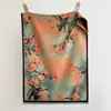 Estilo Nacional Pintura a Óleo Magnólia Lenço Estilo Novo Imitação de Caxemira Xale Quente Dupla Utilização para Viagem e Fotografia Franja Qipao Roupa Exterior