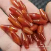 Ágata Roja Perlas de Arroz Passepartout Jade Perlas Sueltas Calcedonia Perlas de Tambor de Cintura Pulsera Collar Accesorios de Joyería Perlas