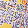 Pegatinas Guka de Corazón Girly para Niñas Niños Libro de Pegar y Dibujar Funda de Teléfono Dibujos Animados Material para Diario de Estudiante Decoración Papelería