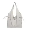 Bolso Tote Nuevo Estilo Coreano Primavera 2026 para Mujer, Bolso de Hombro de Nailon con Correa, Bolso Chaleco de Gran Capacidad, Bolso de Axila para Viajes