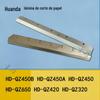 Lâmina de corte de papel elétrica Huanda HD-QZ450 CNC 320 cortador de papel QZ420 / 650 aço de alta velocidade HSS